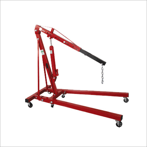 Hydraulic Floor Crane – 1 Ton Capacity | Heavy-Duty Industrial Lifting Solution