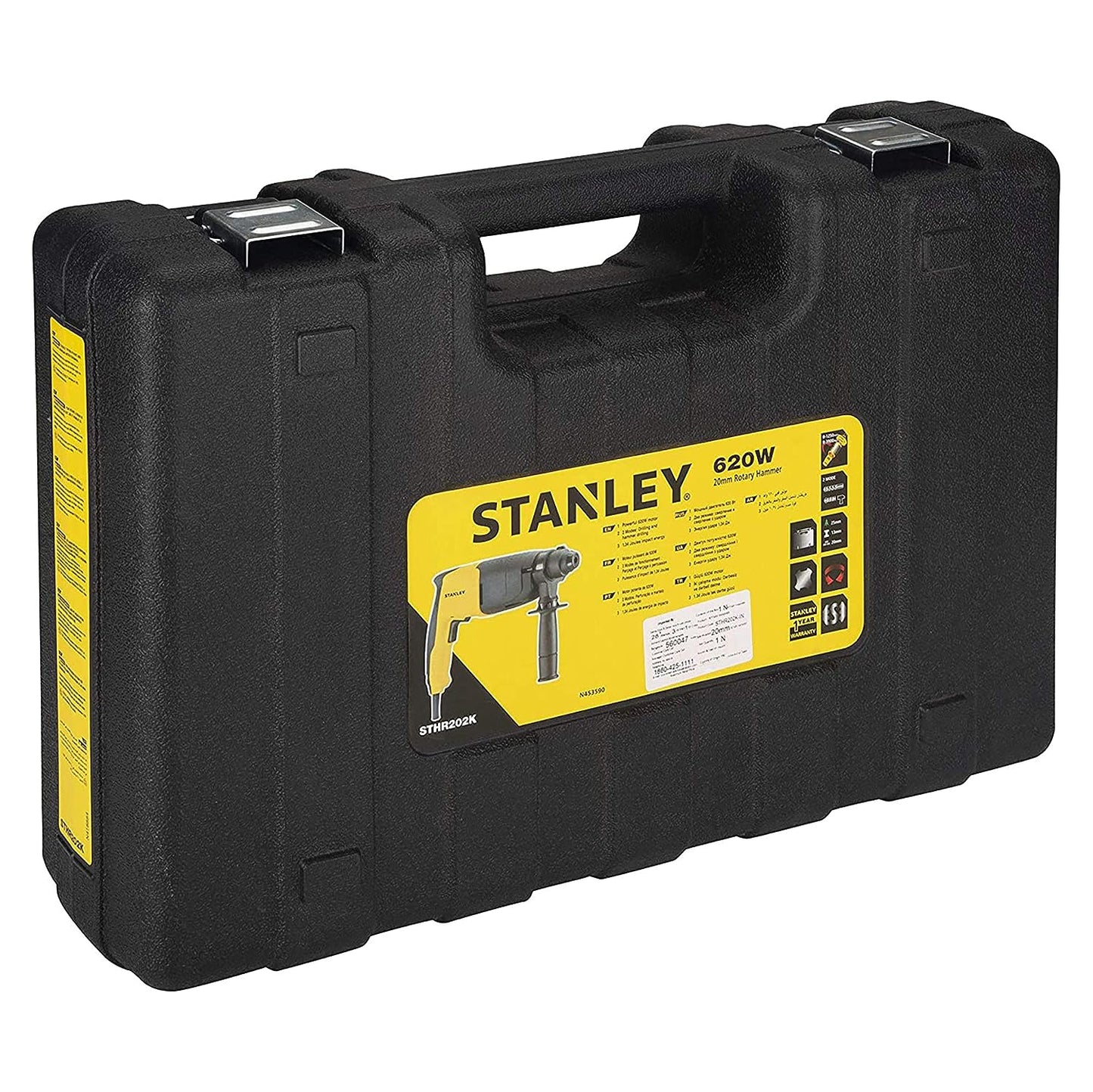 Stanley: STHR202K 620W 20mm 2 Mode SDS Plus Hammer Drill Machine