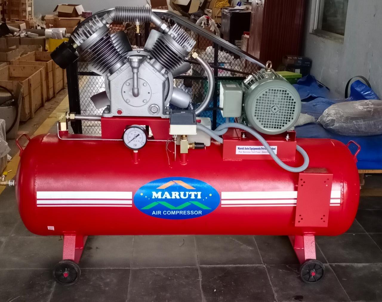 Maruti Air Compressor,9 - 12 Bar, Capacity: 1 - 15 HP